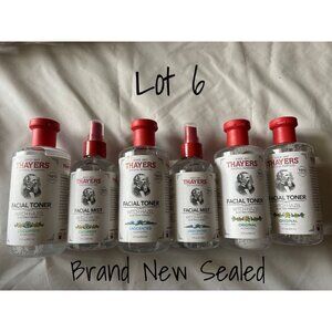 Thayers Witch Hazel Aloe Vera Facial Toner & Mist - 6 Pack Natural Remedies New
